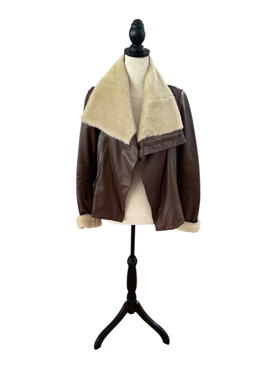 Badgley Mischka Jackets & Blazers - Badgley Mischka Brown Jacket Interior Label Detail